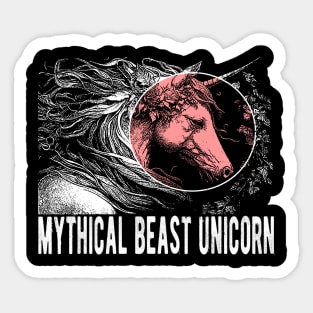 Mythical Beast Unicorn Sticker